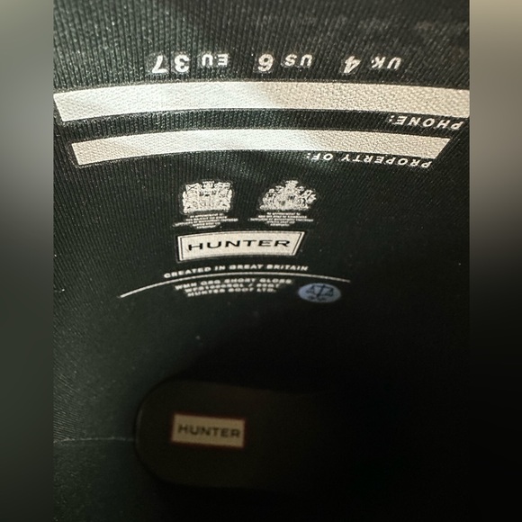 NEW HUNTER Short Rain Boot/GLOSS GREEN/SIZE 6 - Picture 11 of 11